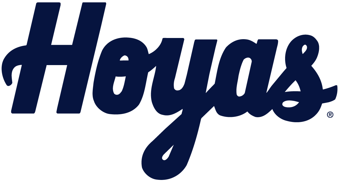 Georgetown Hoyas 0-Pres Wordmark Logo diy iron on heat transfer